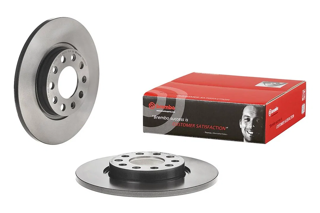 08N28211C02 – BREMBO Brake Rotor, Solid One Piece Design Wheel Bolt Pattern 5 x 110 Millimeter 278 Millimeter Diamete...